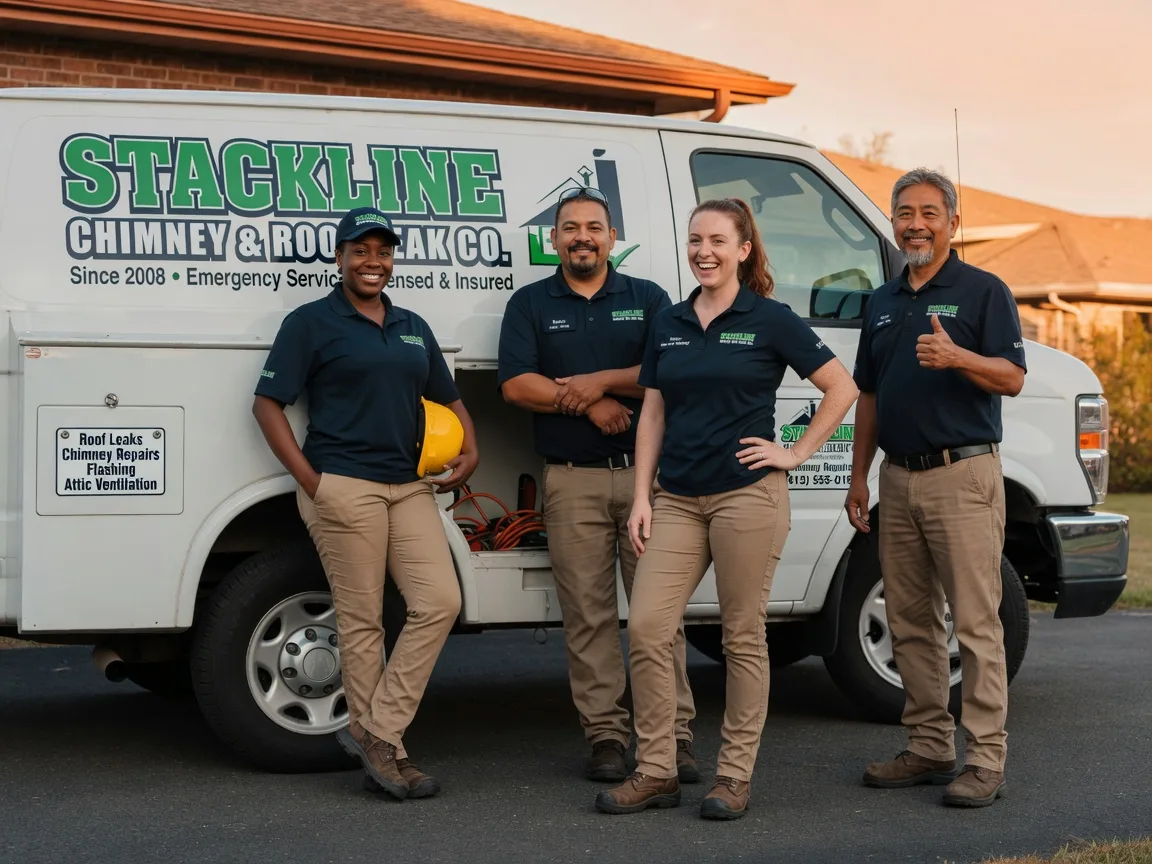 Chimney flashing repair company in Forestville, WI